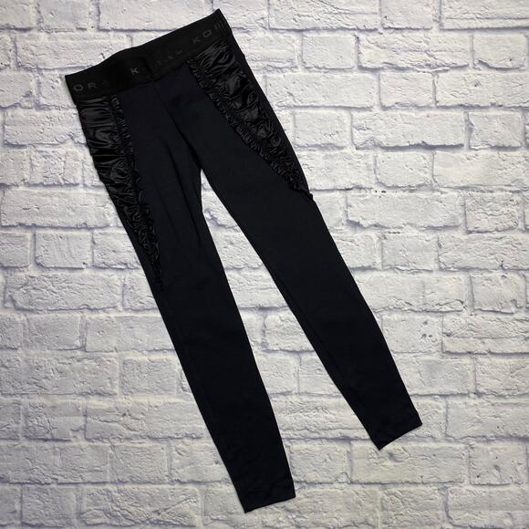 Koral Ruched Leggings in Black - Picture 1 of 6